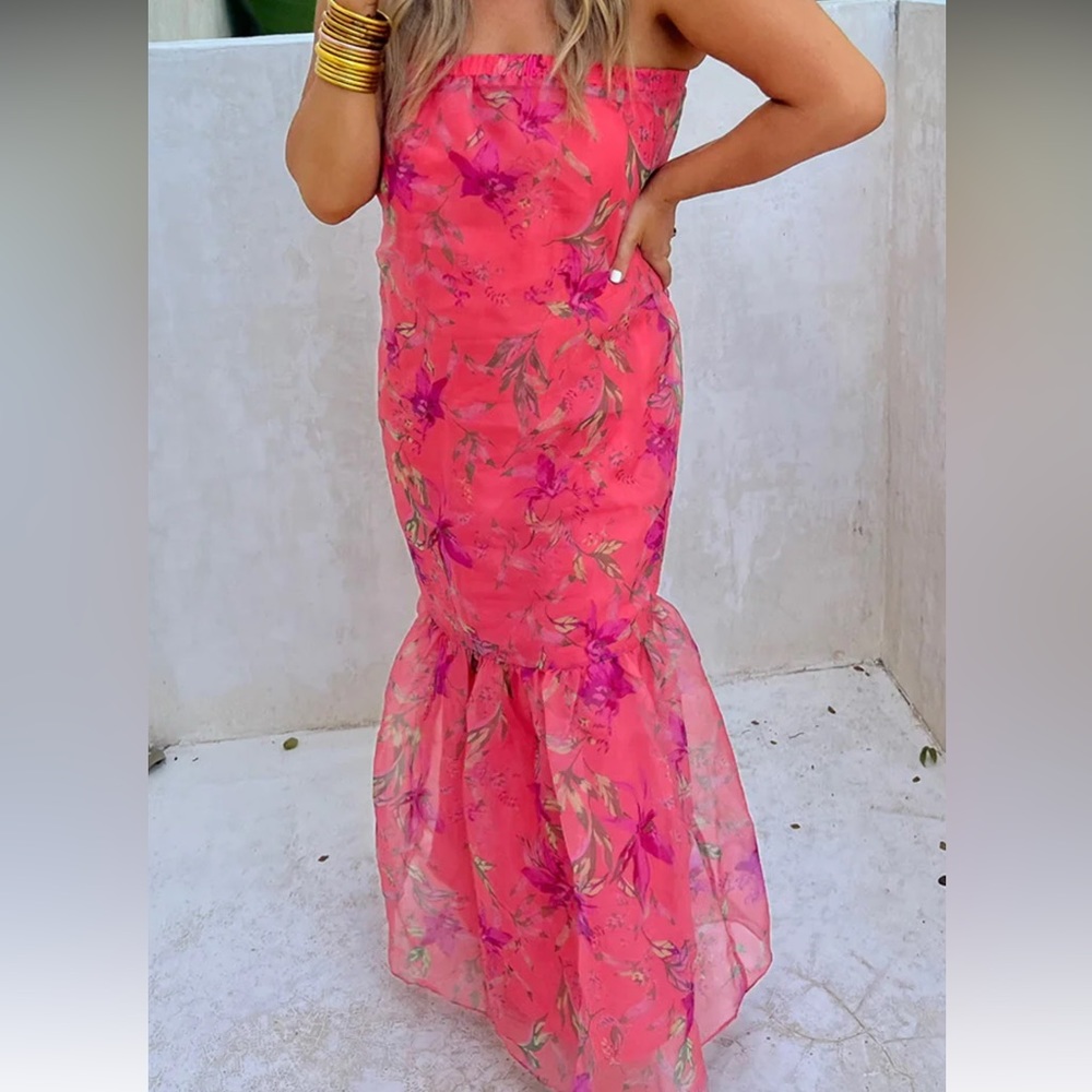 BuddyLove Dayton strapless maxi